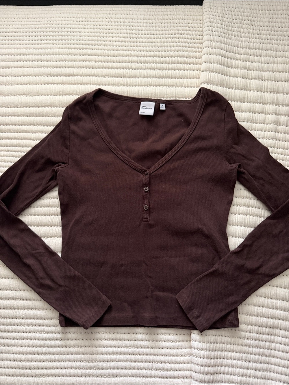 aritzia henley longsleeve